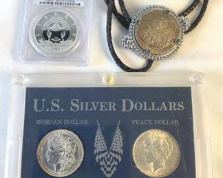 TN05 2015 US Marshals Service Commemorative, 3 Dollars US Mint Commemorative Dollar, 2015 US Marshals Service, PCGS PR69 DCAM