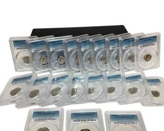 TN11 PCGS Box Of 20 Nickels And Dimes PCGS box of nickels and dimes