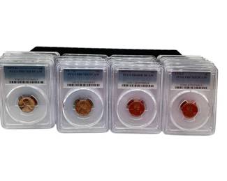 TN08 PCGS Box Of 20 Pennies And Nickels PCGS Box of pennies and nickels