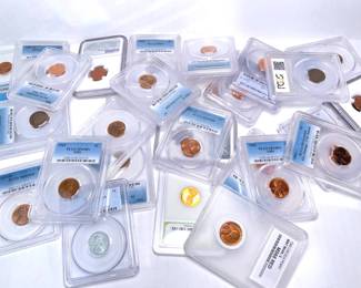 TN36 30 Graded Wheat Other, Lincoln Pennies Various dates.