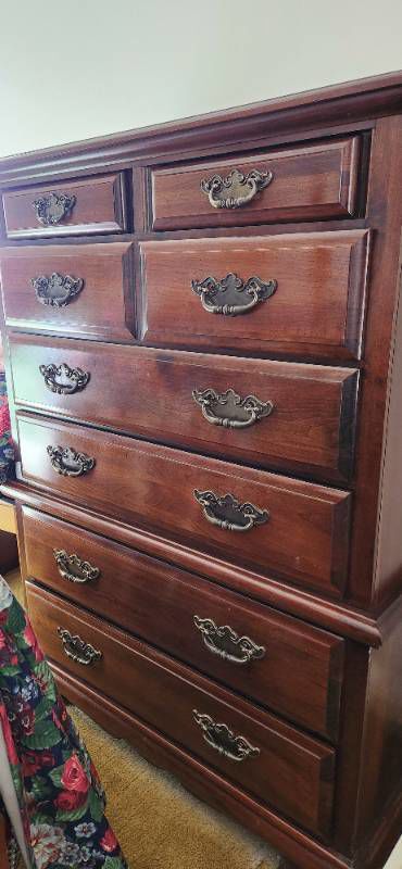 Beautiful Quality Made Highboy Dresser with dovedail drawers