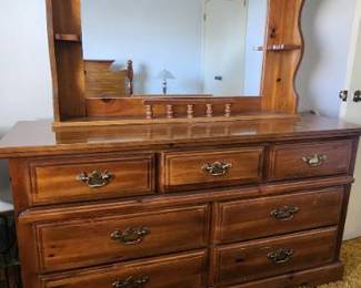 Quality made Dresser with mirror.