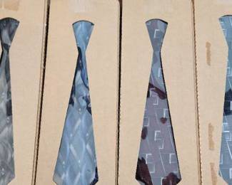 Set of 4 Brand new Men's Ties, new In box