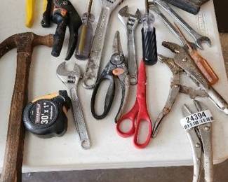 Large lot of tools