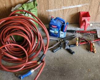 Quality garden hose and gardening items