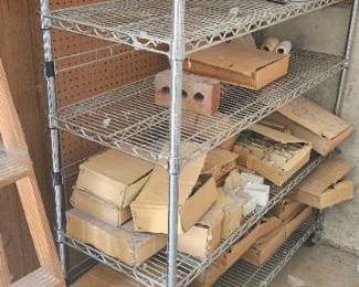 Stainless Rolling Metro Rack with 7 Shelves no contents