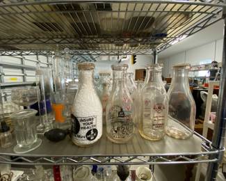 Milk bottles 
