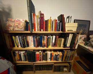 Array of Books from antique to modern, children’s to political, how to’s to Yearbooks 