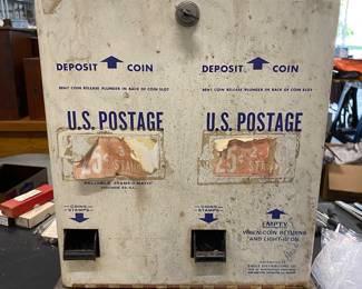 Unique postage stamp dispenser 