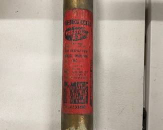 Antique fire extinguisher 