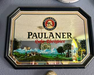 Paulaner Back Bar Mirror