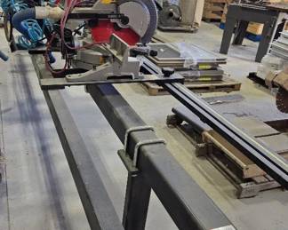 I Fab 3 Point Truss Saw with 4 to 12in DeWalt Compound Mitres