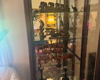 Horn carved animals from Africa in the 60s 