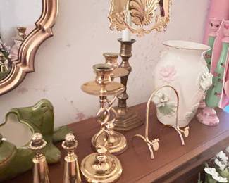 Brass and ceramics