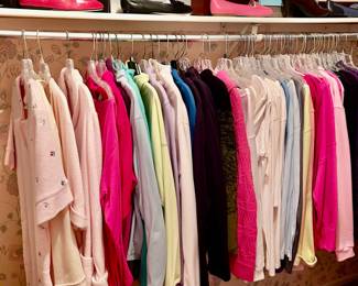 Huge bedroom filled with clothes, shoes, handbags, many are brand new with tags! Some brands include Vera Bradley, Coach, Kate Spade and more!