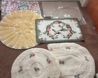 Bathroom rugs, all new