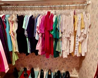 Huge bedroom filled with clothes, shoes, handbags, many are brand new with tags! Some brands include Vera Bradley, Coach, Kate Spade and more!