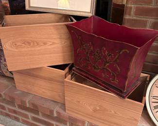 Wooden boxes