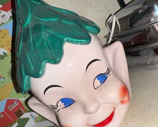Elf Cookie jar
