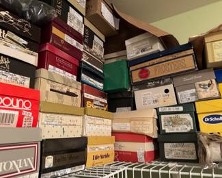 Lifetime of shoes with comments and dates of purchase