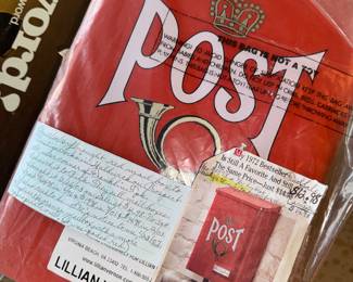 Post office box with the story