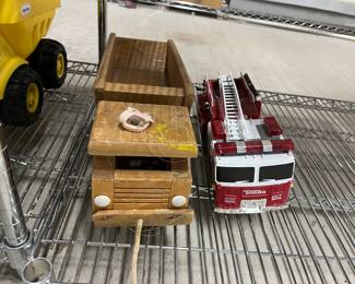 Vintage toy trucks