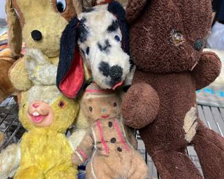 Vintage stuffed animals