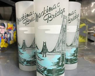 Vintage Mackinac glasses