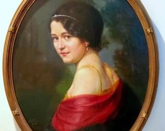 Early 1900's oil on canvas artist signed & dated