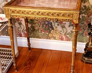Antique French Vitrine display table