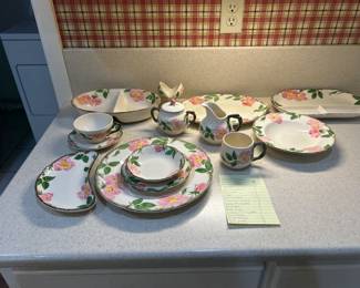 Assorted Franciscan Desert Rose