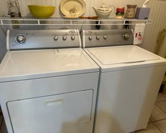 Washer and dryer