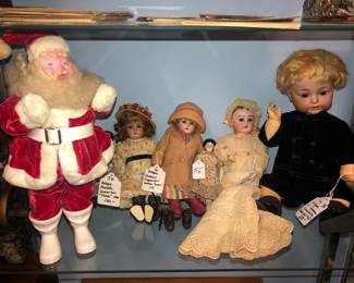 Antique porcelain dolls