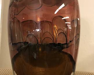 Brent Kee Young Art glass vase