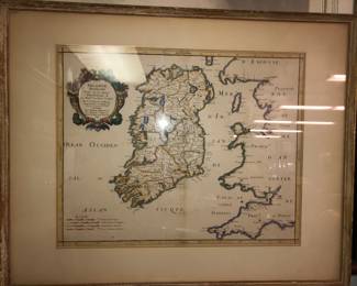 Ireland map possibly 1665