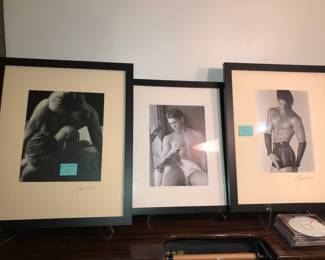 Male semi-erotic photo figure studies