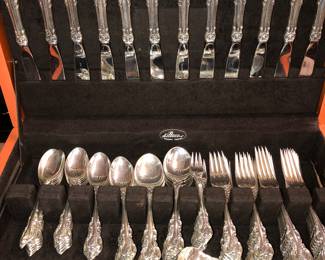 Towle Sterling silver 1964 El Grande flatware service for 12 with about 24 table spoons