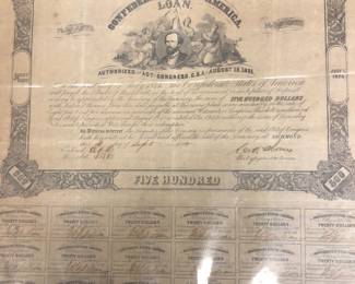 Confederate States $500 loan
