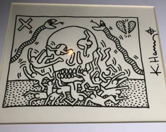 Keith Haring small signed print