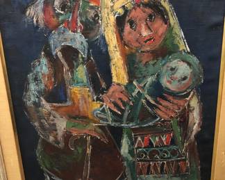 Jovan Obican oil on canvas