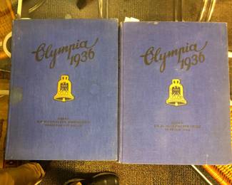 Volumes 1 & 2 Olympia, 1936 Berlin (nazi germany) Olympics (cigarette premium books) with Jesse Owens photos. Both albums are completely full and in very good condition.