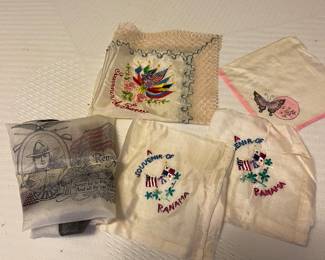 Vtg 100% silk hanker chief 