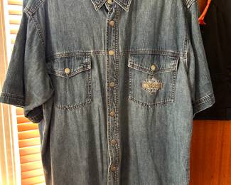 Harley Davidson clothing and collectibles