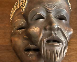 African carved wall decor