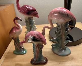 vintage flamingos