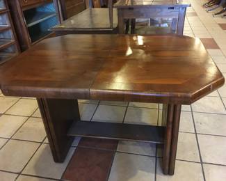 Rosewood library table, mid-century...very cool!!