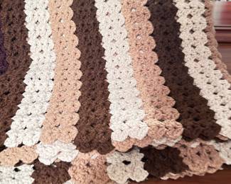 Vintage Crochet Throw