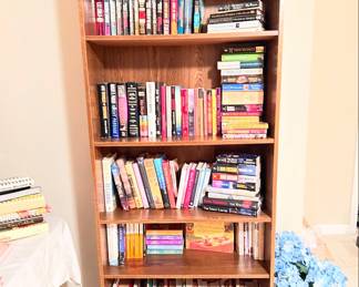 Bookshelves (2) and lots of books!