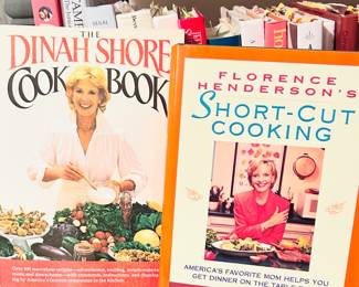 Dinah Shore and Florence Henderson Cookbooks