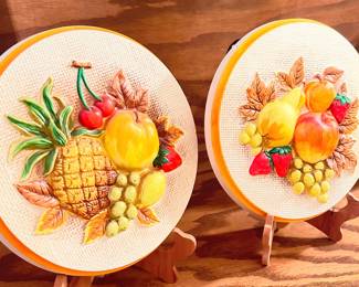 Mid century ceramic wall pockets (Japan)